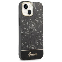 Guess Bandana Paisley Case for iPhone 14 / 15 / 13 6.1" - Black