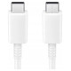Samsung EP-DA705BWE USB-C - USB-C 3A Cable 1m (OOB Bulk - Replacement Packaging) - White