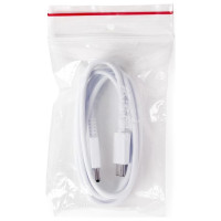 Samsung EP-DA705BWE USB-C - USB-C 3A Cable 1m (OOB Bulk - Replacement Packaging) - White