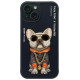 Nimmy Glasses Cool Dog iPhone 15 Case - Black