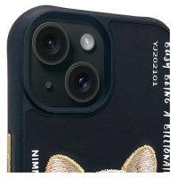 Nimmy Glasses Cool Dog iPhone 15 Case - Black