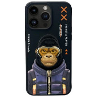 Nimmy Cool&Cute 2.0 Monkey Case for iPhone 15 Pro - Black
