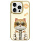 Nimmy Cool&Cute 2.0 Cat Case for iPhone 15 Pro - Green