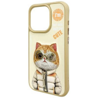 Nimmy Cool&Cute 2.0 Cat Case for iPhone 15 Pro - Green