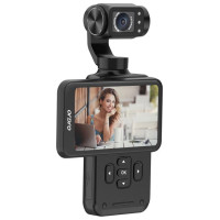 Ordro Pocket M5 3-Axis Gimbal Camera, 5K, for Vlogging and YouTube – Black