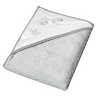 Tega Baby Dvielis ar kapuci OWLS grey 80x80 cm [A]