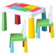 Tega Baby Galdiņš+ 2 krēsliņi MULTIFUN multicolor MF-006-134