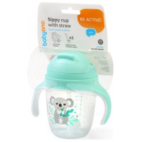 Babyono Krūze ar salmiņu un svērteni BabyOno 1464/03 KOALA