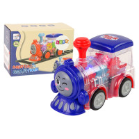 Lean Toys* Lokomotīve LED ar piedziņu 97697