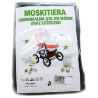 Probaby Moskītu tīkls balts XXL ratiņiem un ceļojumu gultai Akcija