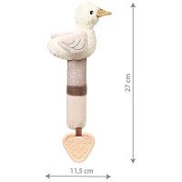 Babyono Rotaļlieta ar pīkstuli un graužamo GOOSE ZOE BabyOno 1555