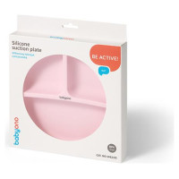 Babyono Silikona šķivis ar piesūcekni 1482/02 pink