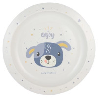 Canpol Babies Šķivis plastmasas CUTIE ANIMALS 4/411 blue2
