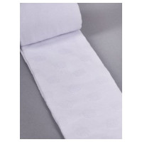 Yoclub Zeķubikses žakarda, baltas 104-110 cm RAL-0006