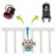 4Baby Attīstošā rotaļlieta ar pīkstuli OWL blue OB02