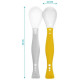 Babyono Elastīgas karotes 2 gab. Babyono 1066/05 grey [A]