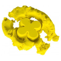 KIK Kinētiskās smiltis 1 kg YELLOW 9568/4