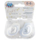 Canpol Mānekļi "ROYAL BABY" silikona simetriskās formas 0-6 mēn., Canpol 22/650 blue (2 gab.) [A]