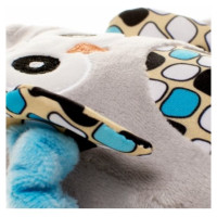 4Baby Plīša spirāle OWLS blue 4BABY OB07 Play&Edu