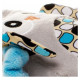4Baby Plīša spirāle OWLS blue 4BABY OB07 Play&Edu