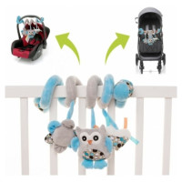 4Baby Plīša spirāle OWLS pink 4BABY OP07