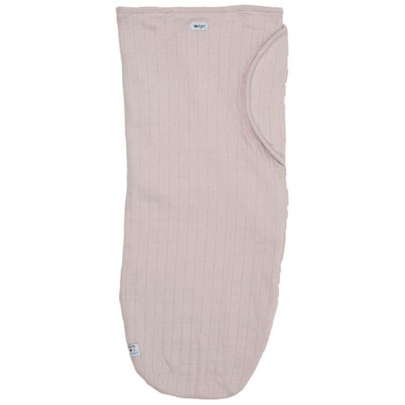 Lodger Bundler Solid kokvilnas autiņ&scaron; mazuļa ietī&scaron;anai, Powder - BN 023