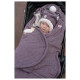 Lodger Bunker Folklore Fleece vissezonas guļammaiss, Mauve - BK 330