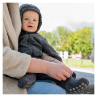 Lodger Skier Empire Fleece kombinezons, 3-6 mēn., 68 izm, Pigeon - SK 626_3-6
