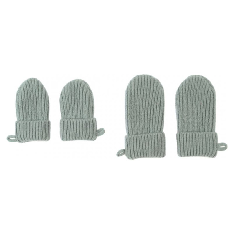 Lodger Mittens Folklore Merino vilnas cimdiņi, Silk, 12-24m - MTM 109_12-24