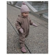 Lodger Mittens Merino vilnas bērnu cimdiņi, Rose, 0-12m - MTM 107_0-12