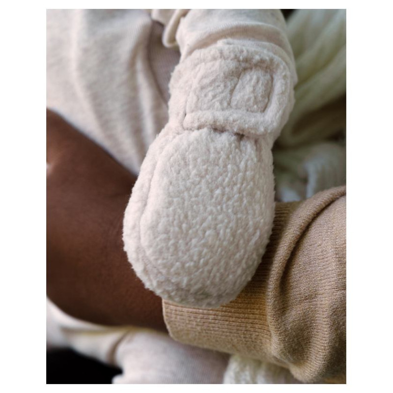 Lodger Mittens Teddy bērnu cimdiņi, Birch, 0-12m - MTT 599_0-12