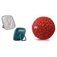 Bubabloon Baby Art Hello Baby Galactic Green komplekts mazuļa pēdiņas/rociņas nospieduma izveidošanai + Bubabloon balons ar pārvalku, sarkans - 3601091900 promo