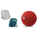 Bubabloon Baby Art Hello Baby Galactic Green komplekts mazuļa pēdiņas/rociņas nospieduma izveidošanai + Bubabloon balons ar pārvalku, sarkans - 3601091900 promo