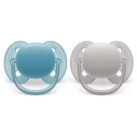 Philips Avent māneklītis Ultra soft Neutral, 6-18M (2 gab), zēniem - SCF091/17