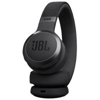 JBL LIVE bezvadu austiņas ar mikrofonu un trokšņu  slāpēšanu, melnas - JBLLIVE670NCBLK