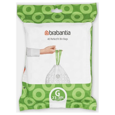 Brabantia atkritumu tvertņu maisiņi,23-30 l, (G), 40 gab - 375668