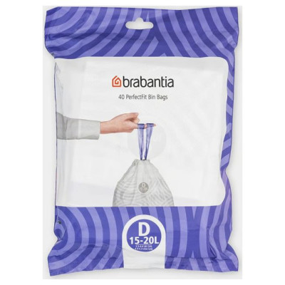 Brabantia atkritumu tvertņu maisiņi, 15-20 l, (D) (40 gab) - 138164