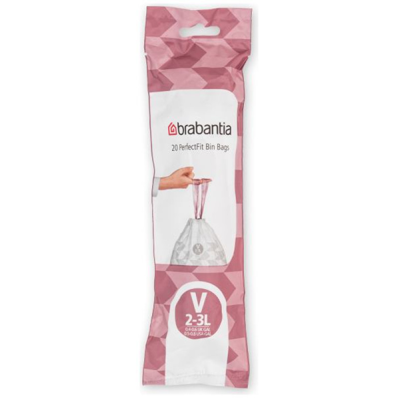 Brabantia atkritumu tvertņu maisiņi,2-3 l, , 20 gab - 116582