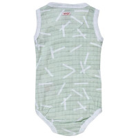 Lodger Romper Sprinkle kokvilnas bodijs bez piedurknēm,Leaf, 68 cm - RF 070_68