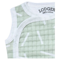 Lodger Romper Sprinkle kokvilnas bodijs bez piedurknēm,Leaf, 68 cm - RF 070_68