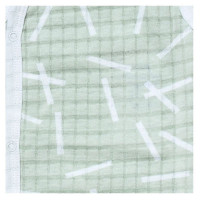 Lodger Romper Sprinkle kokvilnas bodijs bez piedurknēm,Leaf, 68 cm - RF 070_68