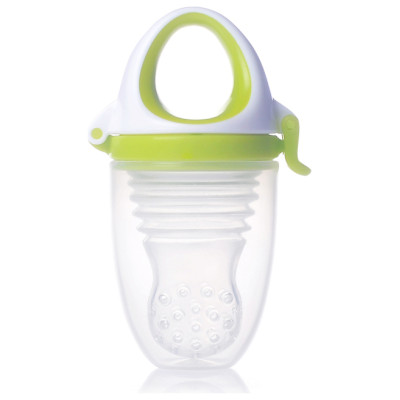 Kidsme Food Feeder Plus bērna ēdinā&scaron;anas ierīce no 6 mēn, Lime - 160361LI