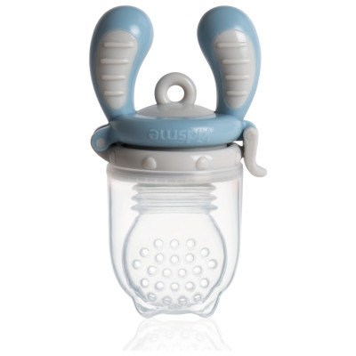 Kidsme Food Feeder bērna ēdinā&scaron;anas ierīce cietiem produktiem (liels), Azure, no 6 mēn. - 160337AZ