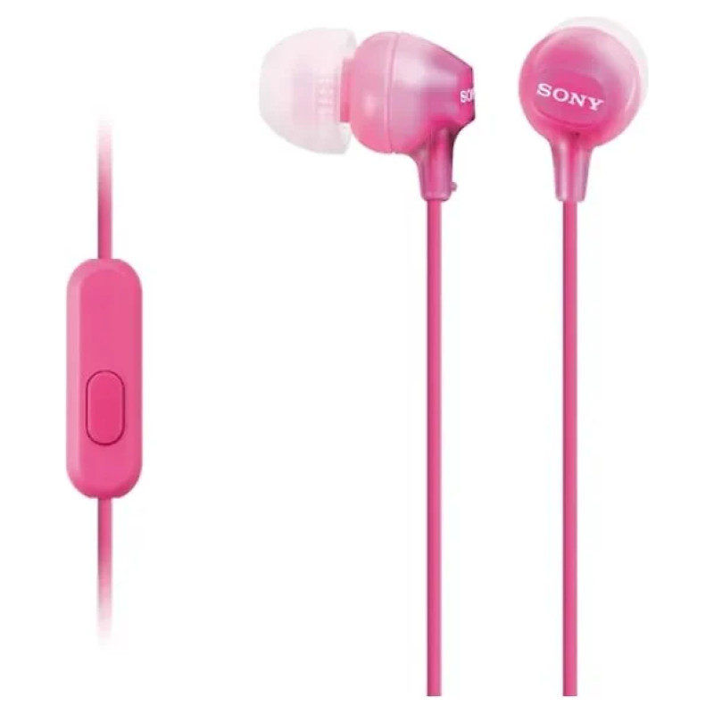 Sony in-ear austiņas (rozā) - MDR-EX15APPI