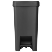 Brabantia atkritumu tvertne ar pedāli StepUp,16 l, Dark Grey - 800306