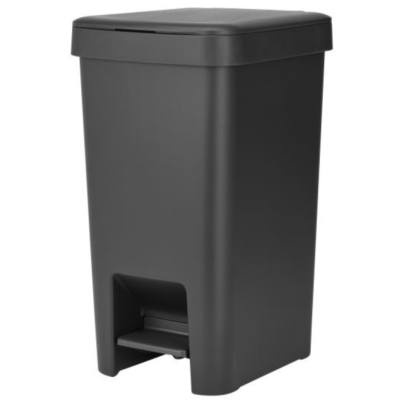 Brabantia atkritumu tvertne ar pedāli StepUp,16 l, Dark Grey - 800306