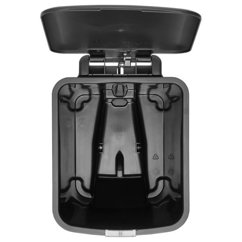 Brabantia atkritumu tvertne ar pedāli StepUp,16 l, Dark Grey - 800306