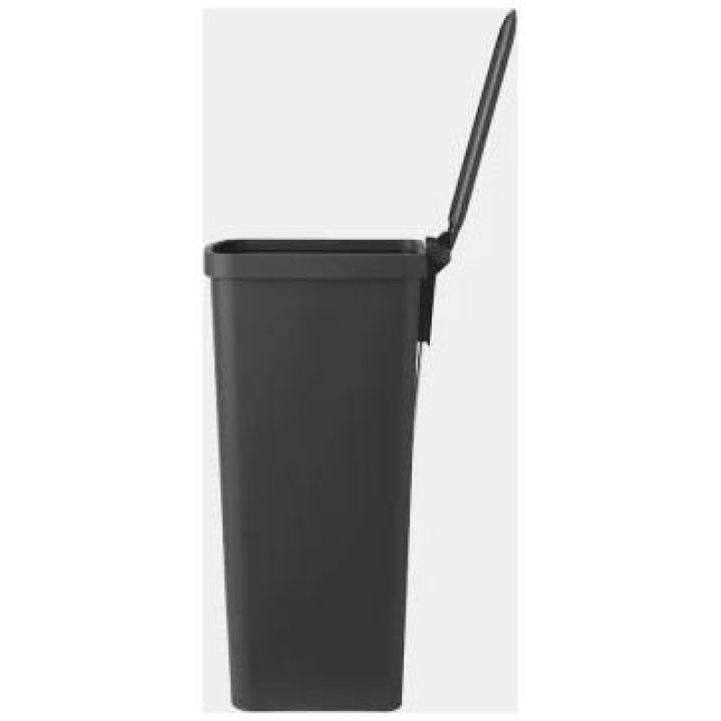 Brabantia atkritumu tvertne StepUp ar pedāli, 40l, dark grey - 800023