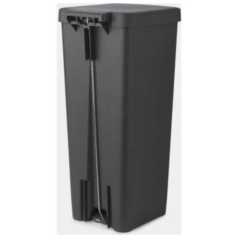 Brabantia atkritumu tvertne StepUp ar pedāli, 40l, dark grey - 800023