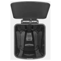 Brabantia atkritumu tvertne StepUp ar pedāli, 40l, dark grey - 800023